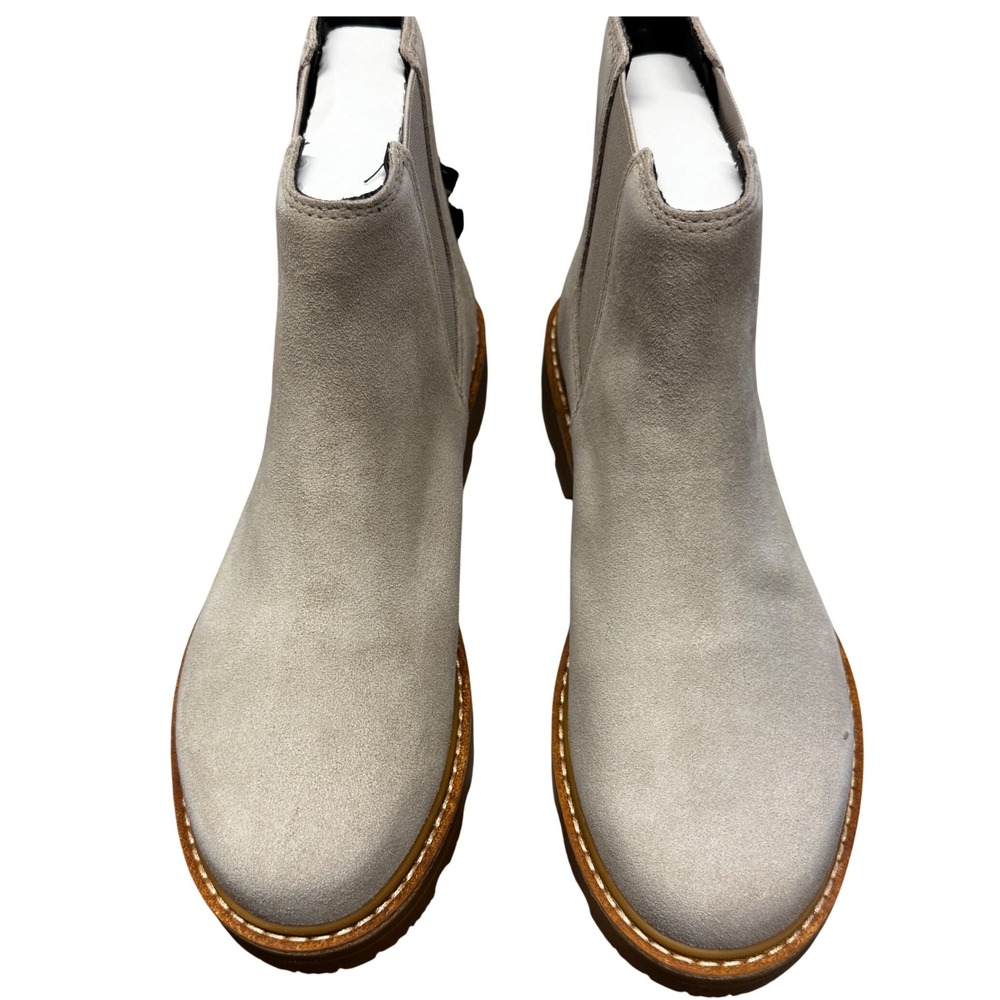 Sorel Revel RD Chelsea Waterproof Suede Boots Crushed Clay NL5317-084 Women's 10